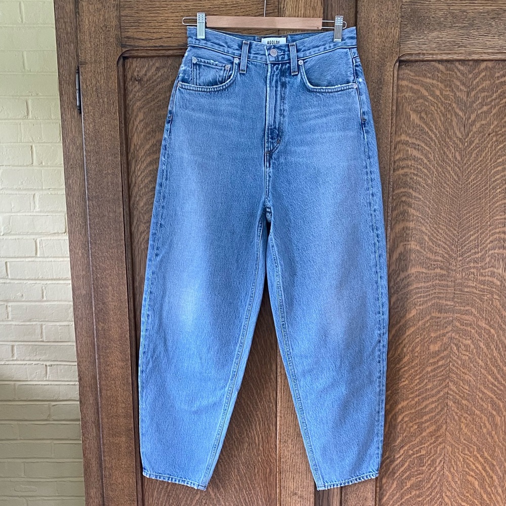 Agolde Balloon Blue Revival Jean Size 27